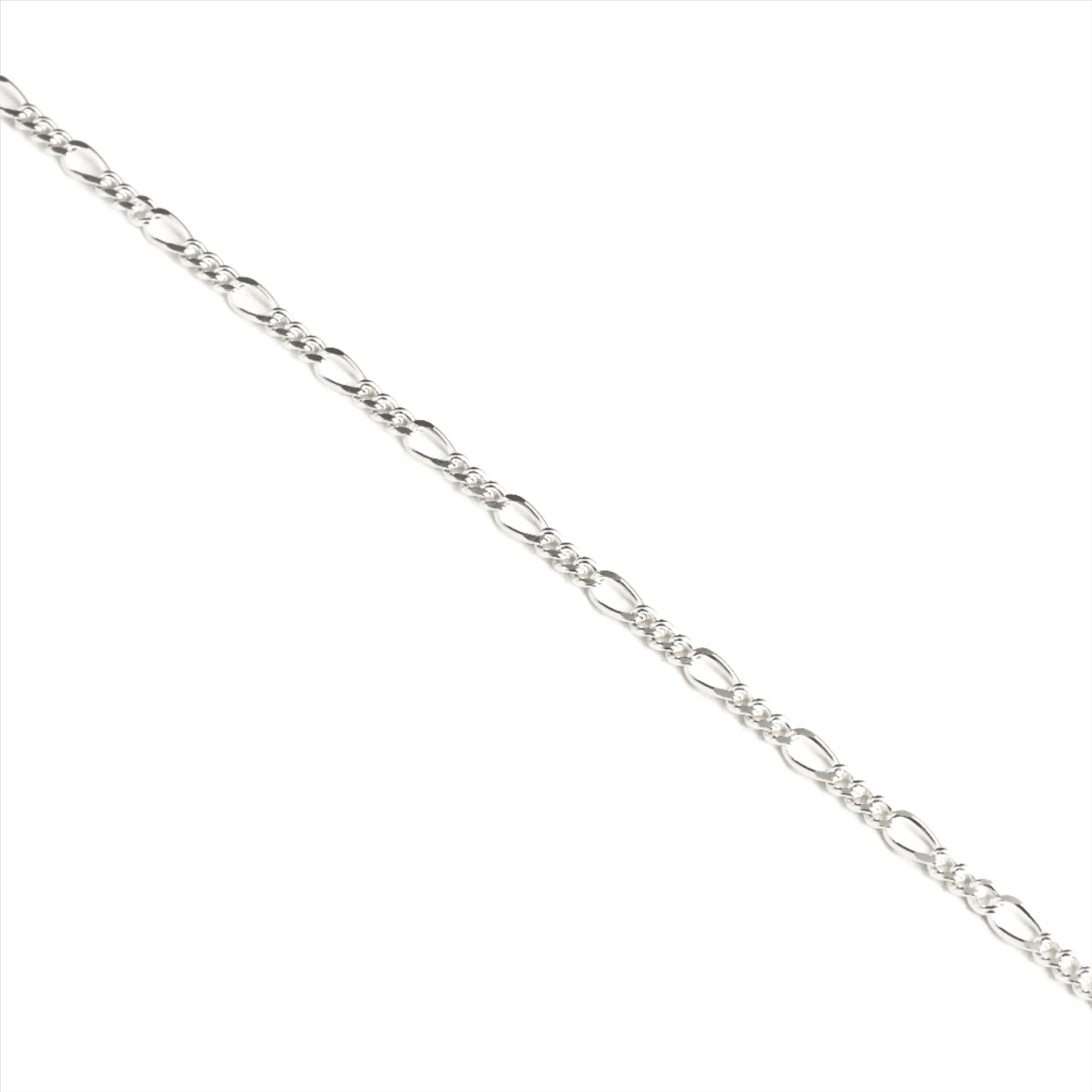 Figaro Bracelet In Silver