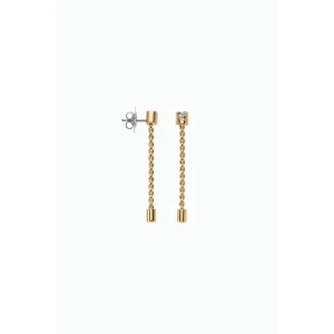 Fope 18K Yellow Gold Aria Collection Diamond Dangle Earrings