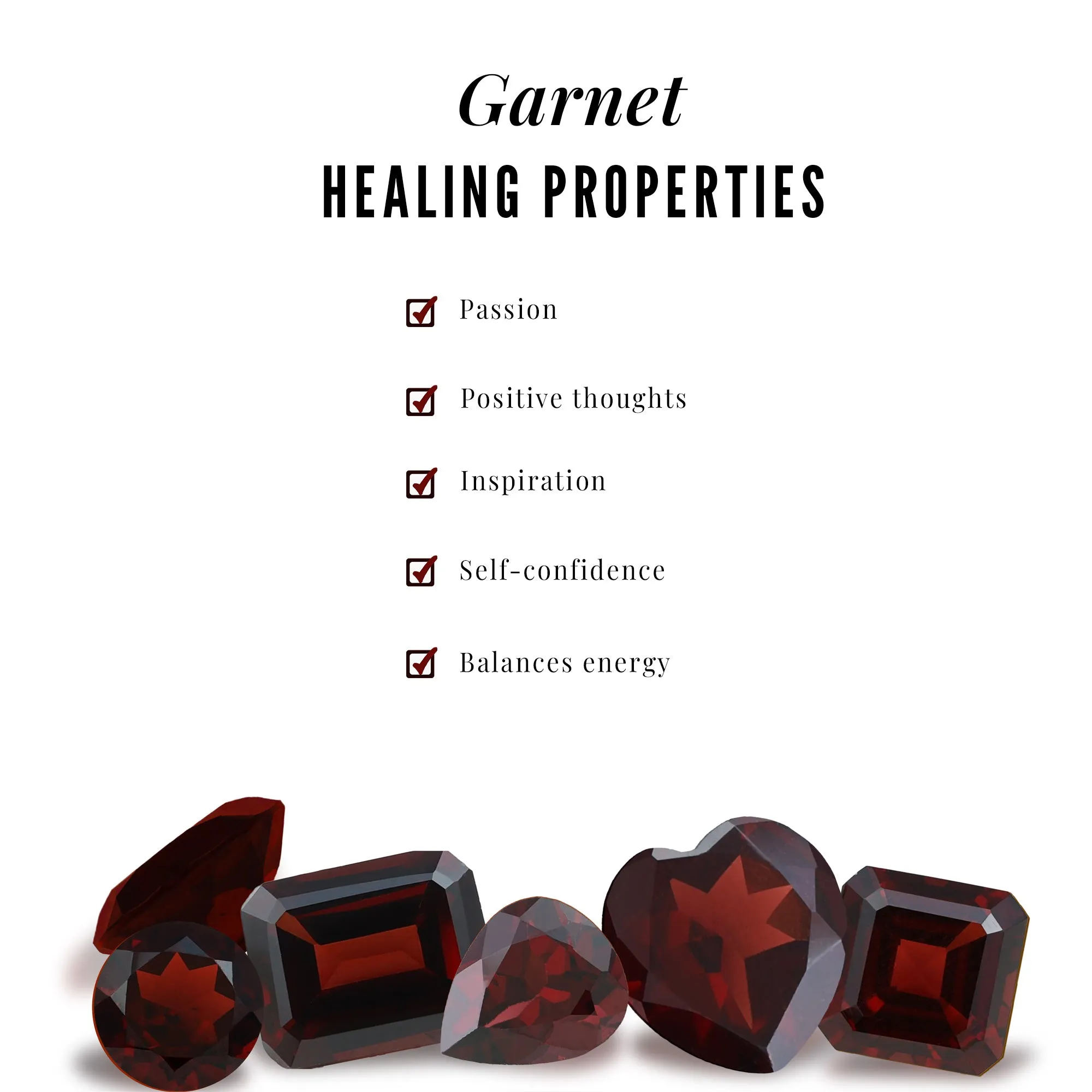 Garnet and Diamond Dangle Jewelry Set