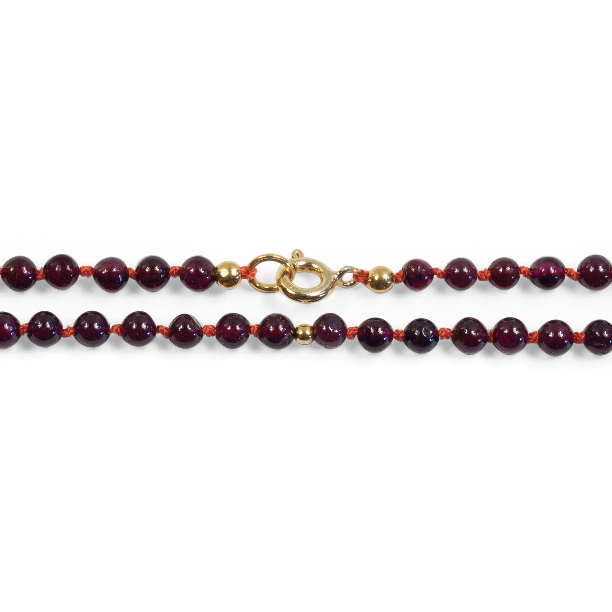 Garnet Beaded necklace