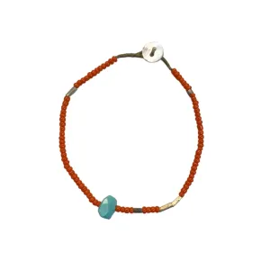 Gemstone Mix & Turquoise Accent Bracelet