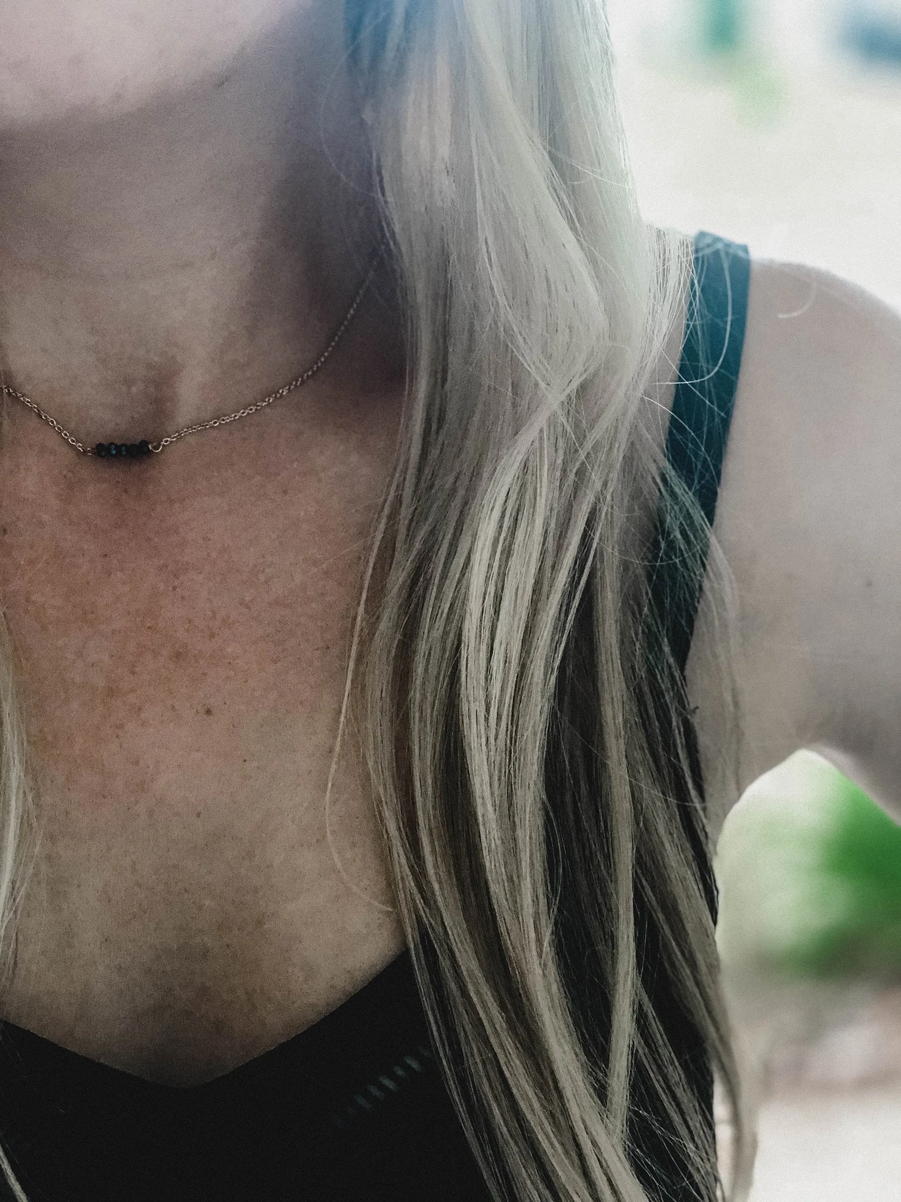 Gold & Garnet Necklace