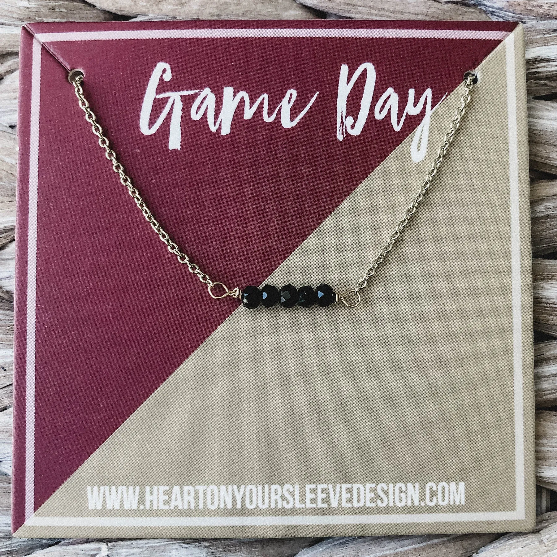 Gold & Garnet Necklace