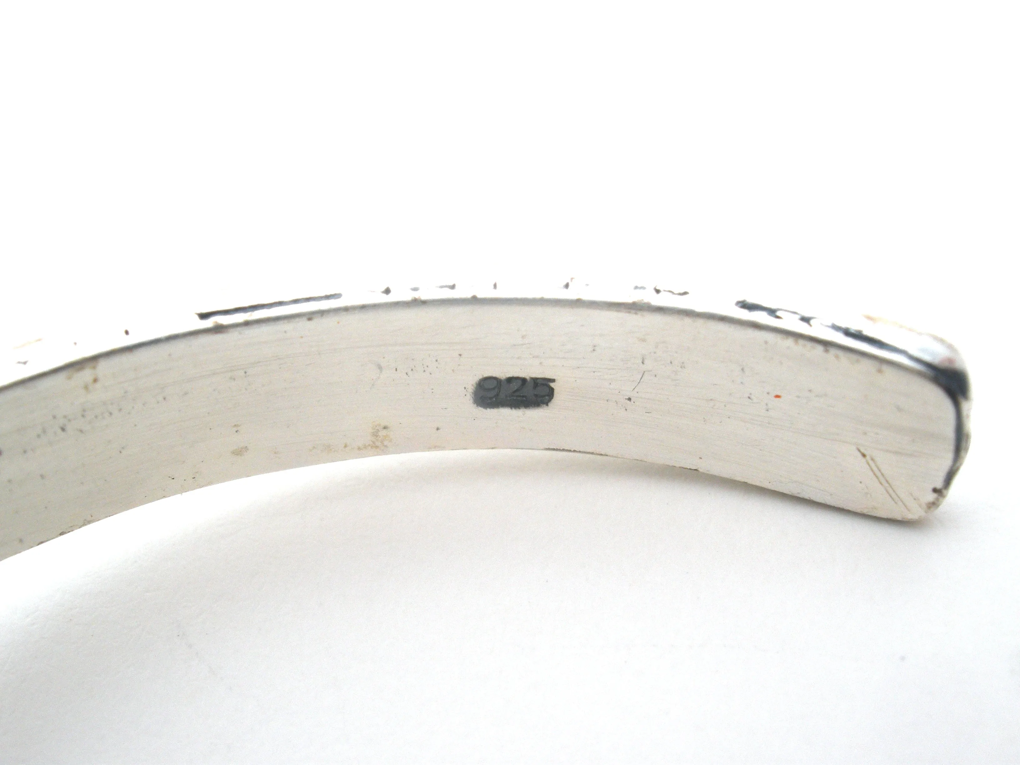 Goldstone Cuff Bracelet Sterling Silver