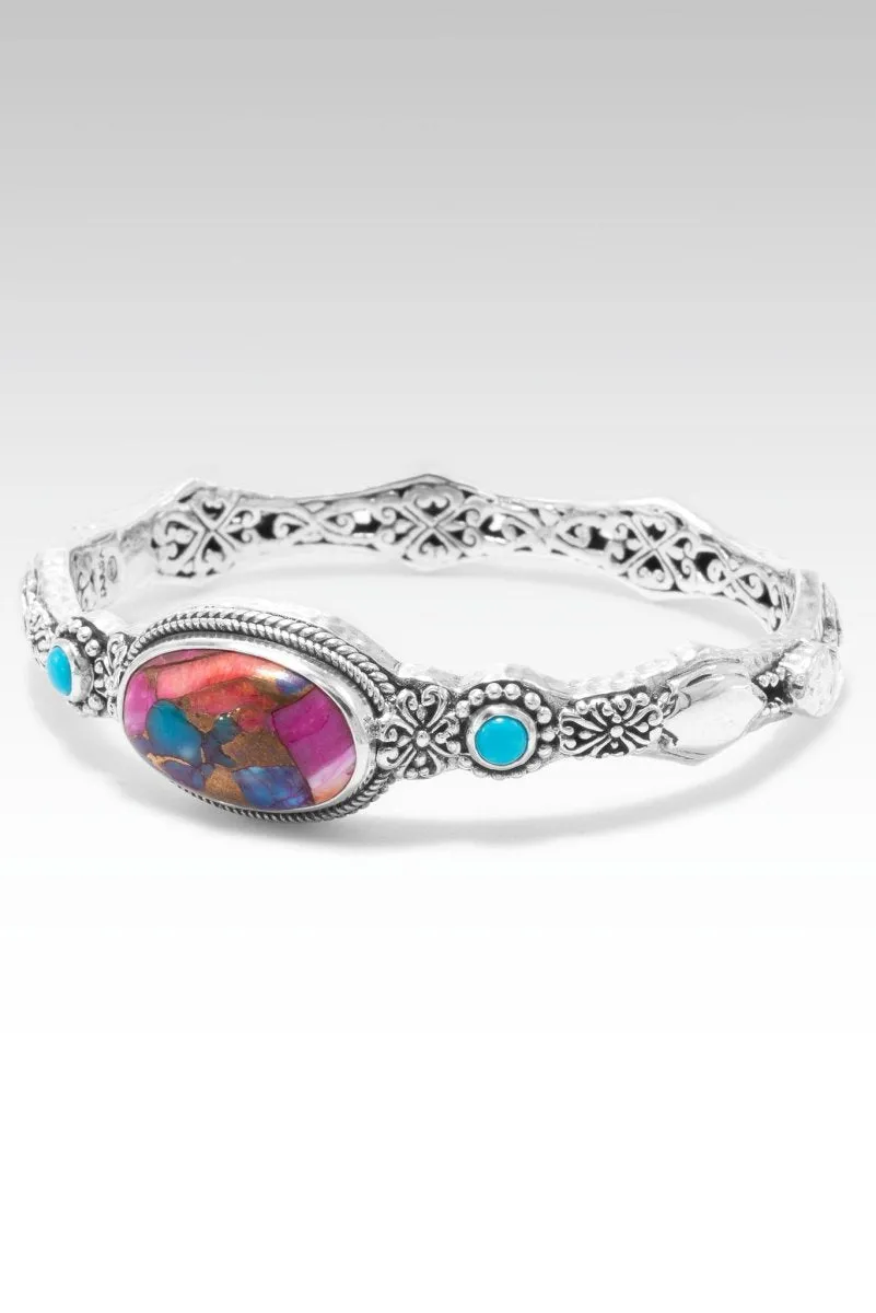 Grace Changes Everything Bangle II™ In Sweetart Kingman Turquoise
