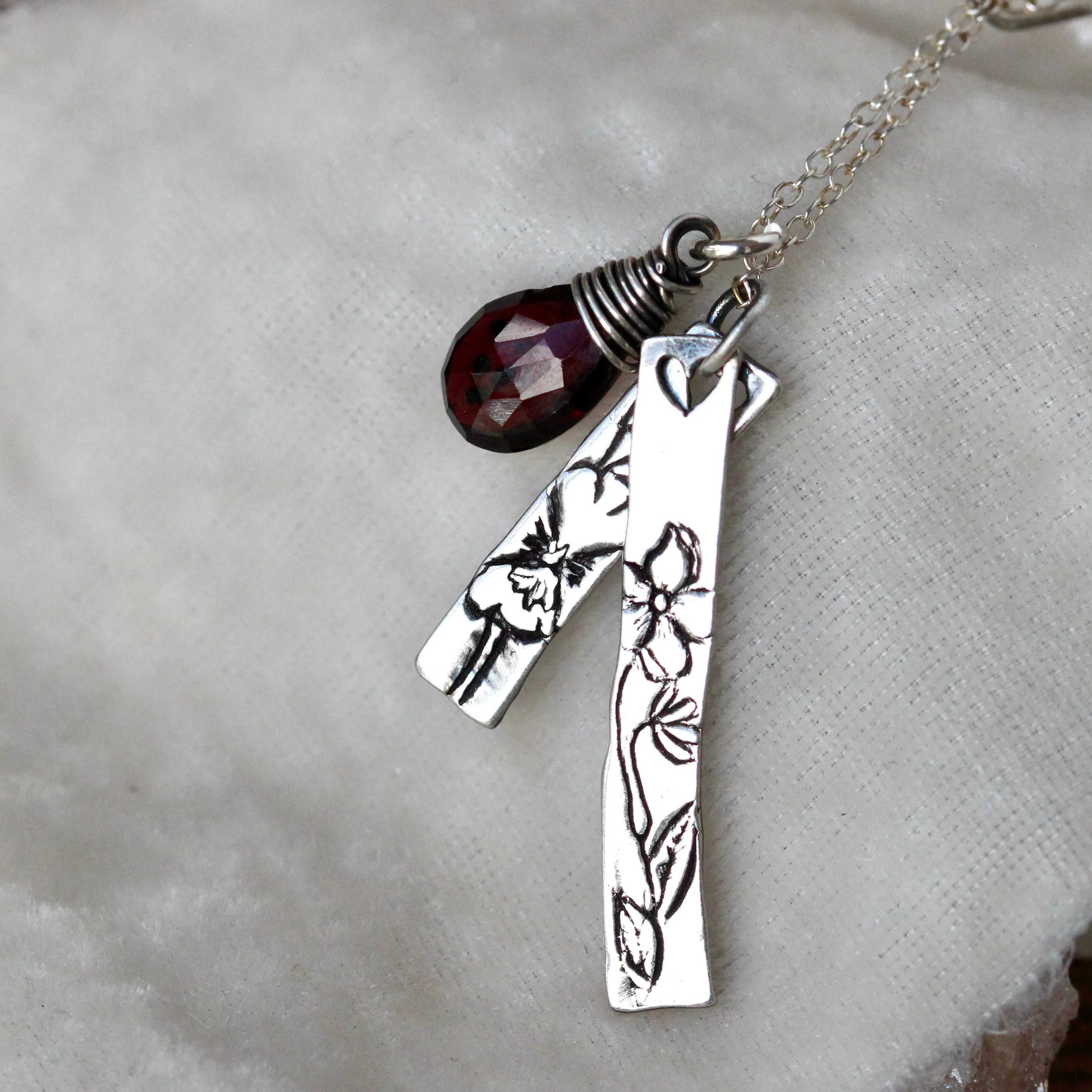 I Love You Always sterling silver necklace
