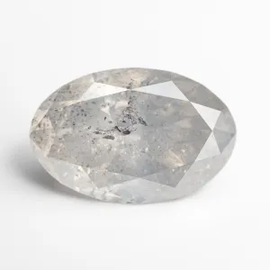 Icy Salt and Pepper Brilliant Diamond - 3.84ct Oval