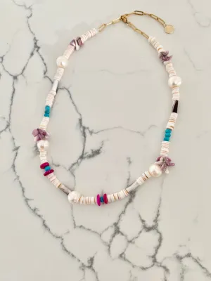 Island Royalty - Heishi Puka Shell Necklace