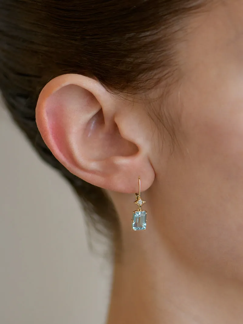 Jac Jo Aurora Rectangle Drop Earrings