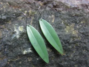 Jade Leaf Earring