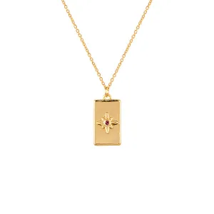January Birthstone Necklace