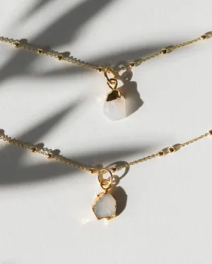 June | Moonstone Necklace