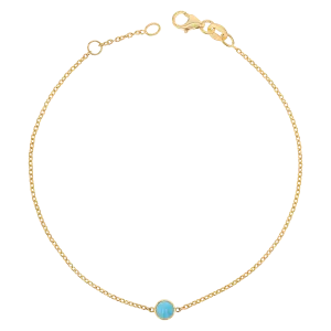 Kids Turquoise Solitaire Bracelet