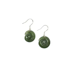 Koru Pounamu Earrings
