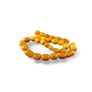 Magnificent Antique Natural Old Baltic Amber Bead Necklace