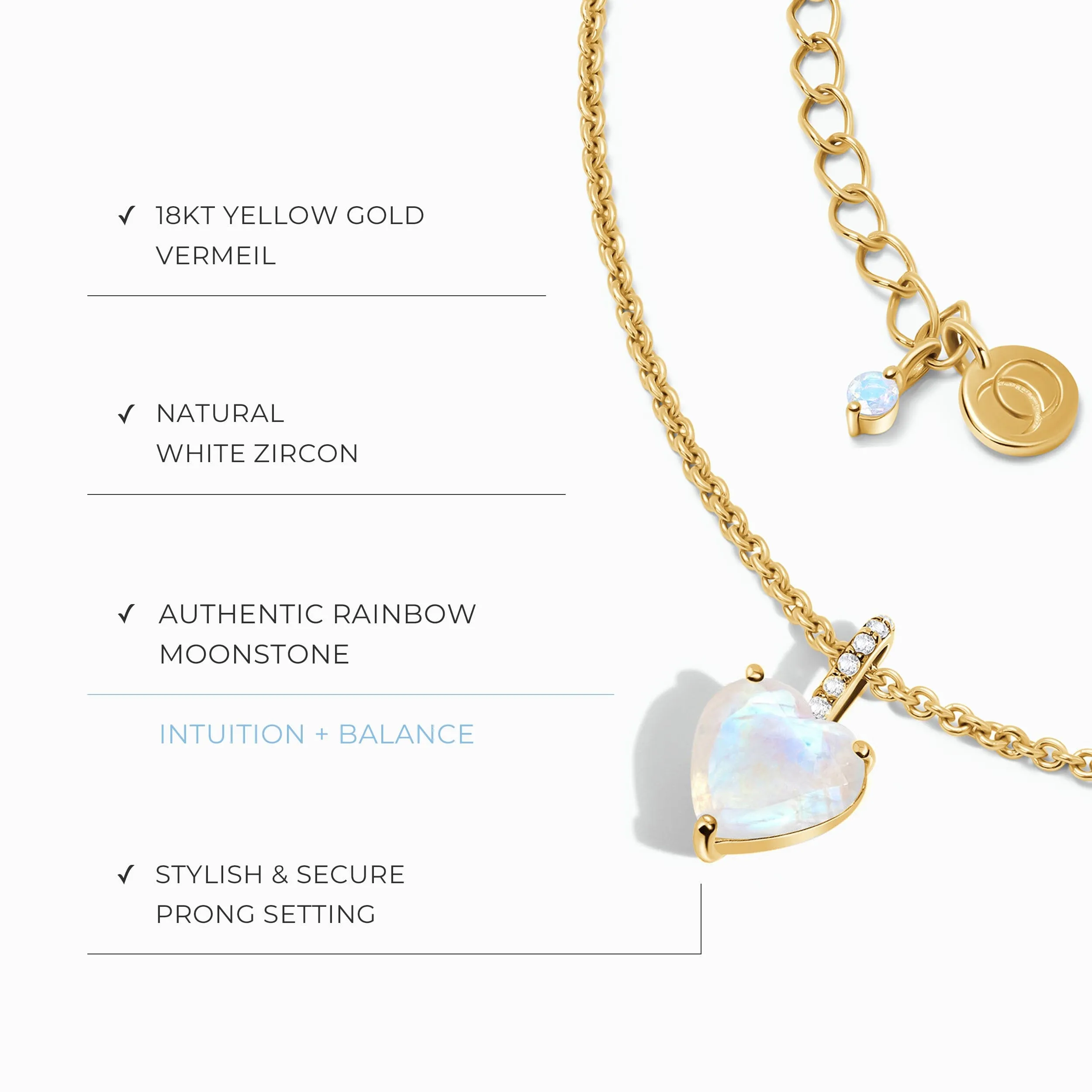 Moonstone Necklace - By Your Side