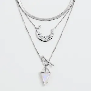Moonstone Necklace Set - Iconic Trio
