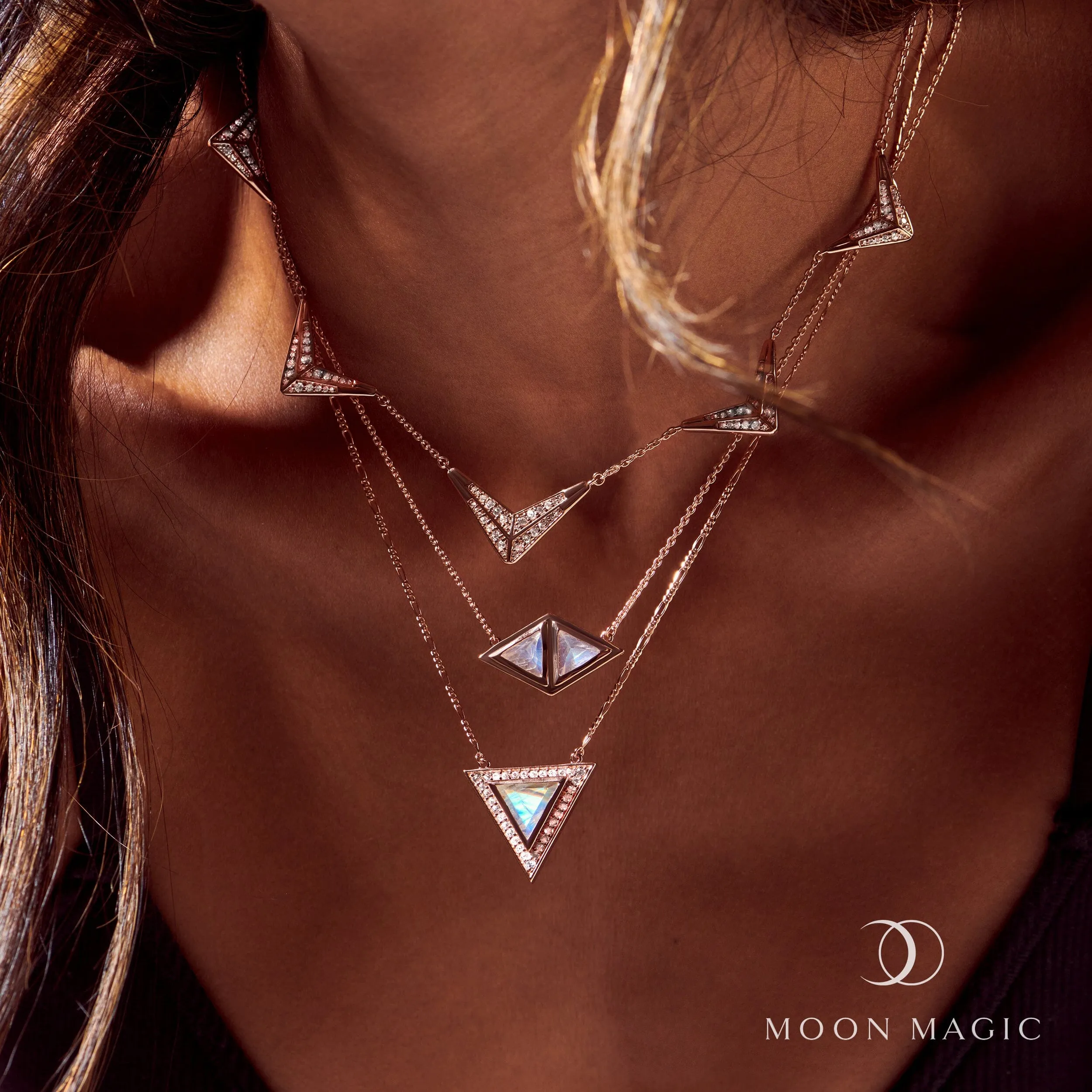 Moonstone Necklace - Trinity Figaro