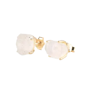 Moonstone Stud Earrings