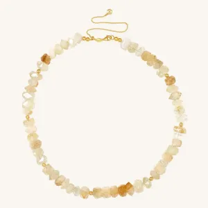 Myall Citrine Stone Necklace