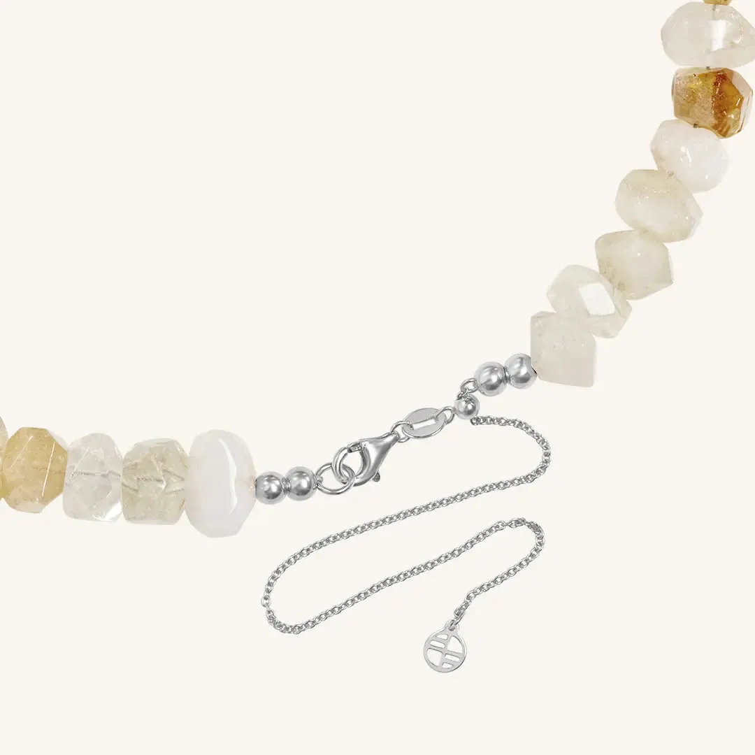 Myall Citrine Stone Necklace