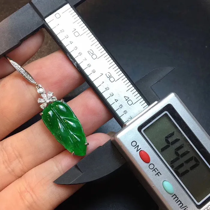 Natural Jade Earrings Jadeite Earrings NEG30