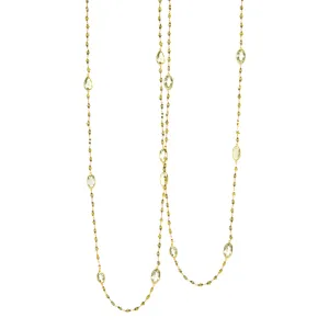 Necklace - Prasiolite & Peridot