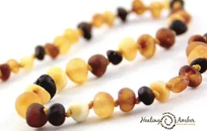 Necklace  -  Raw Multi