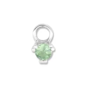 Orb Apatite Silver Charm