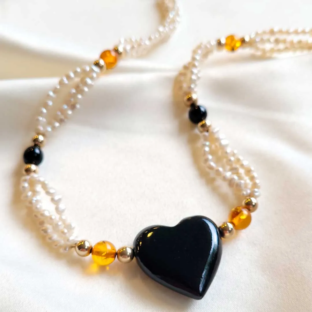 Pearl and Jade Necklace