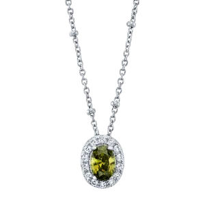 Peridot Birthstone Necklace