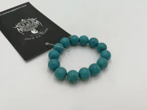 R66 0711 Route 66 Plain Turquoise Bracelet