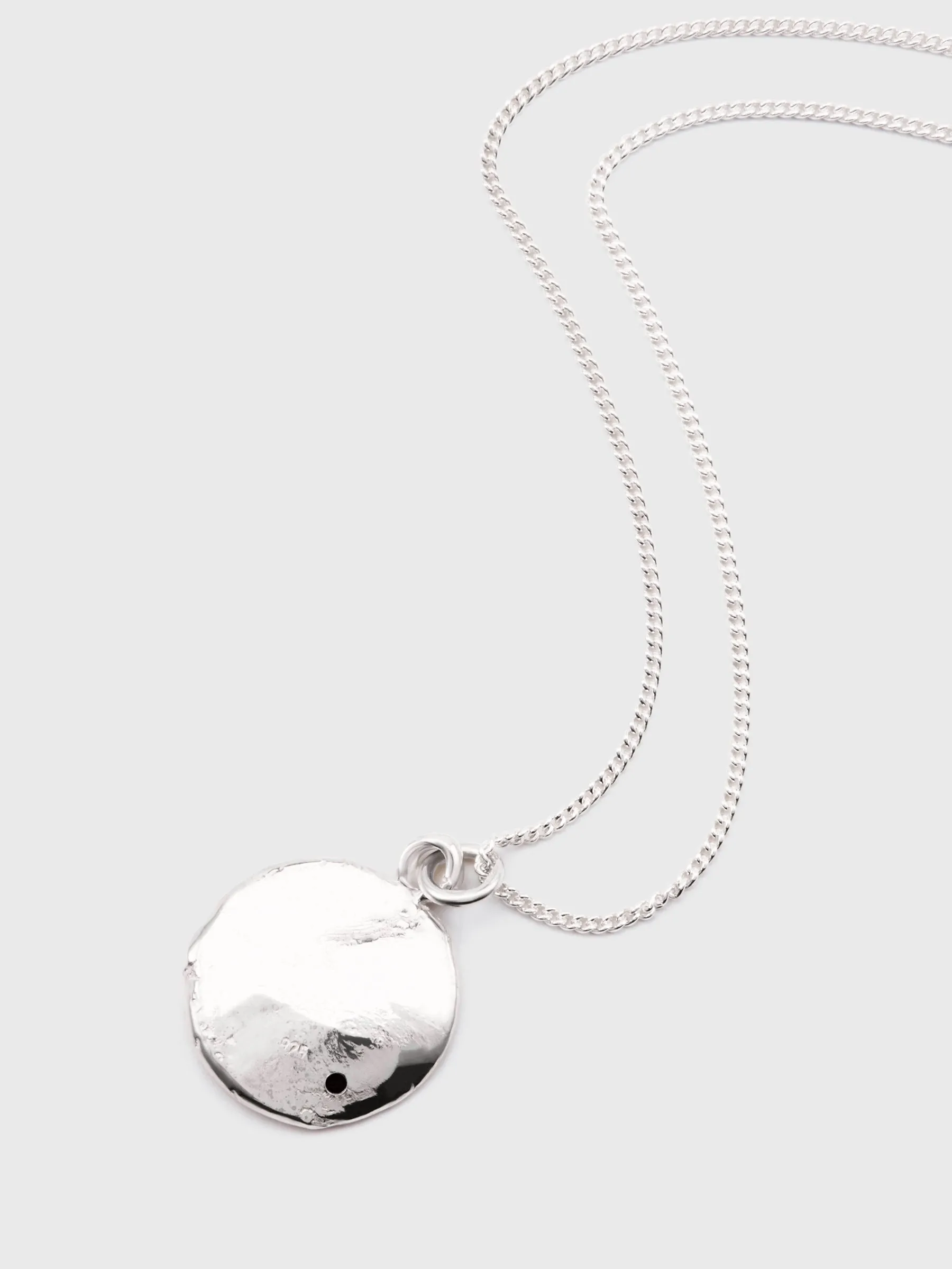 released from love garnet dot necklace