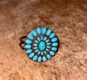 Round Stone Concho Bracelet