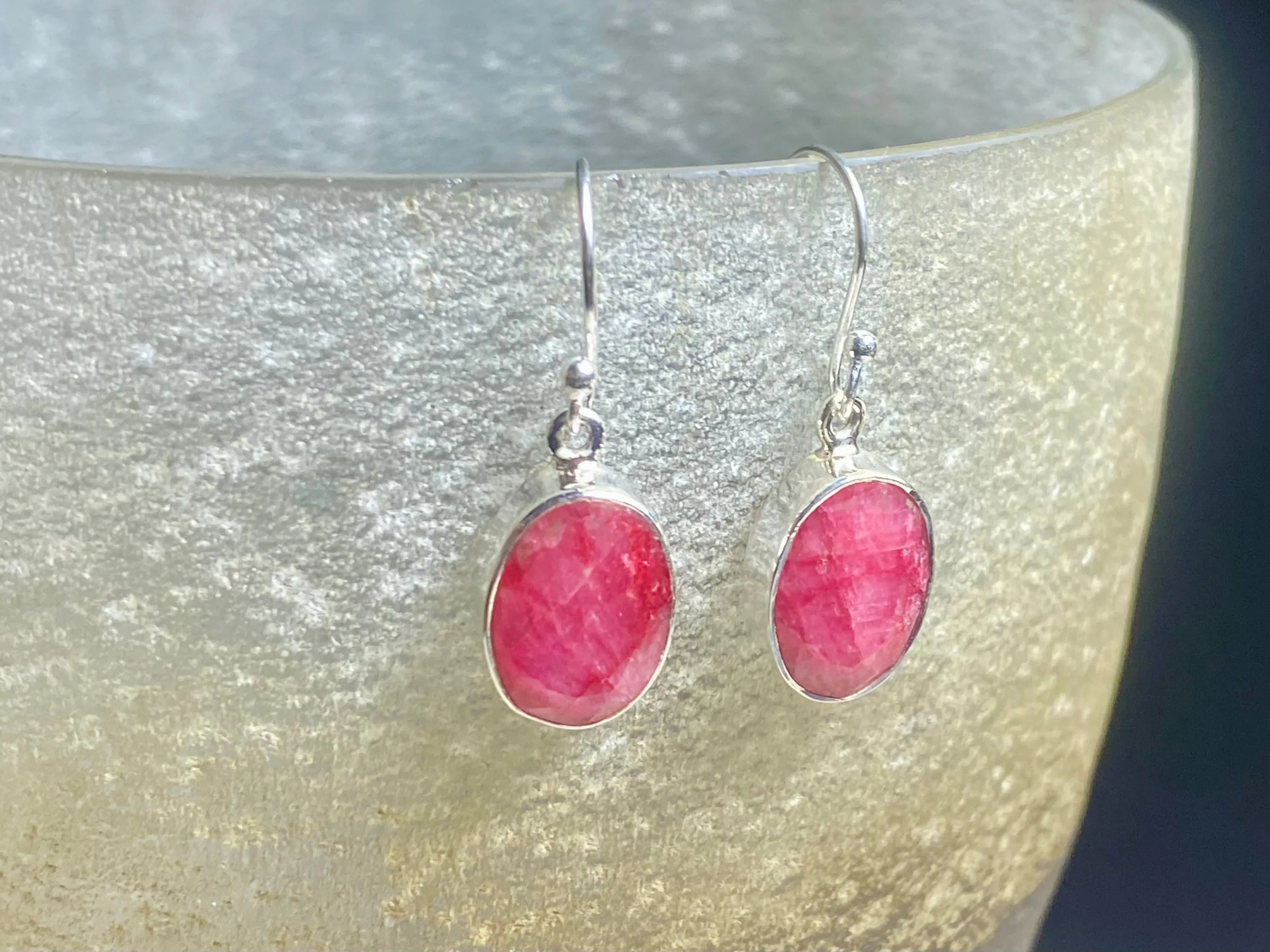 Ruby and Emerald Earrings
