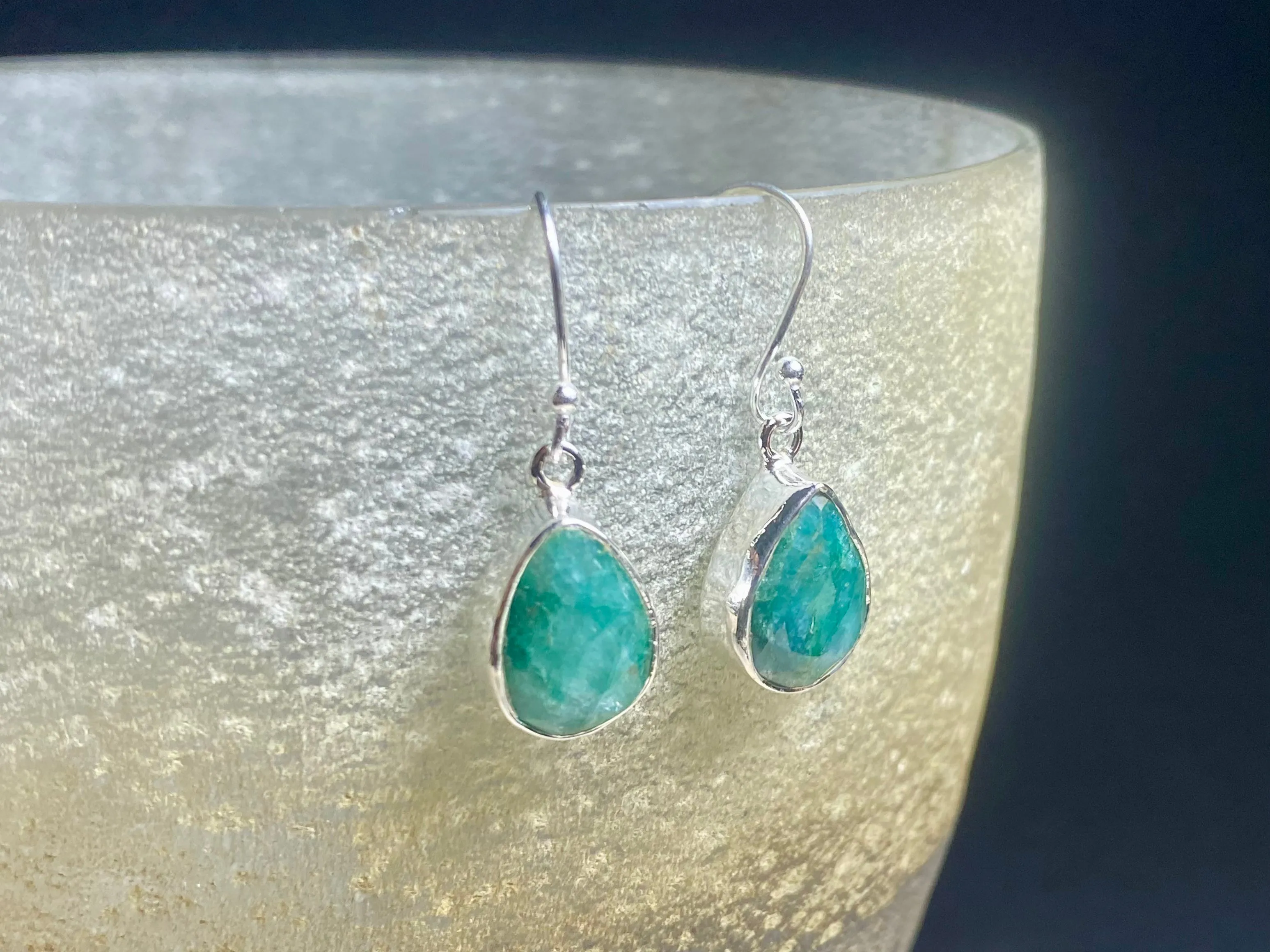 Ruby and Emerald Earrings