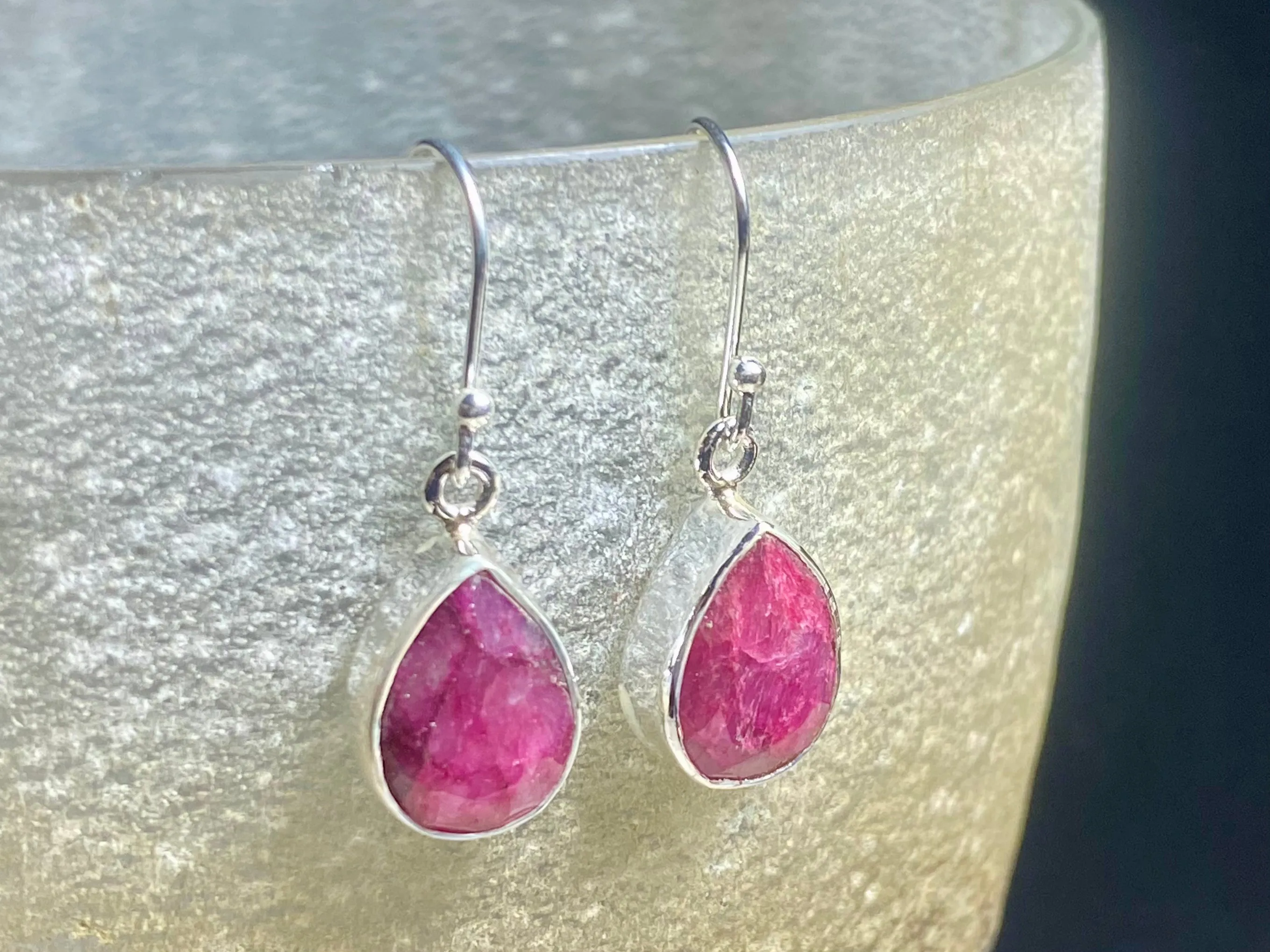 Ruby and Emerald Earrings