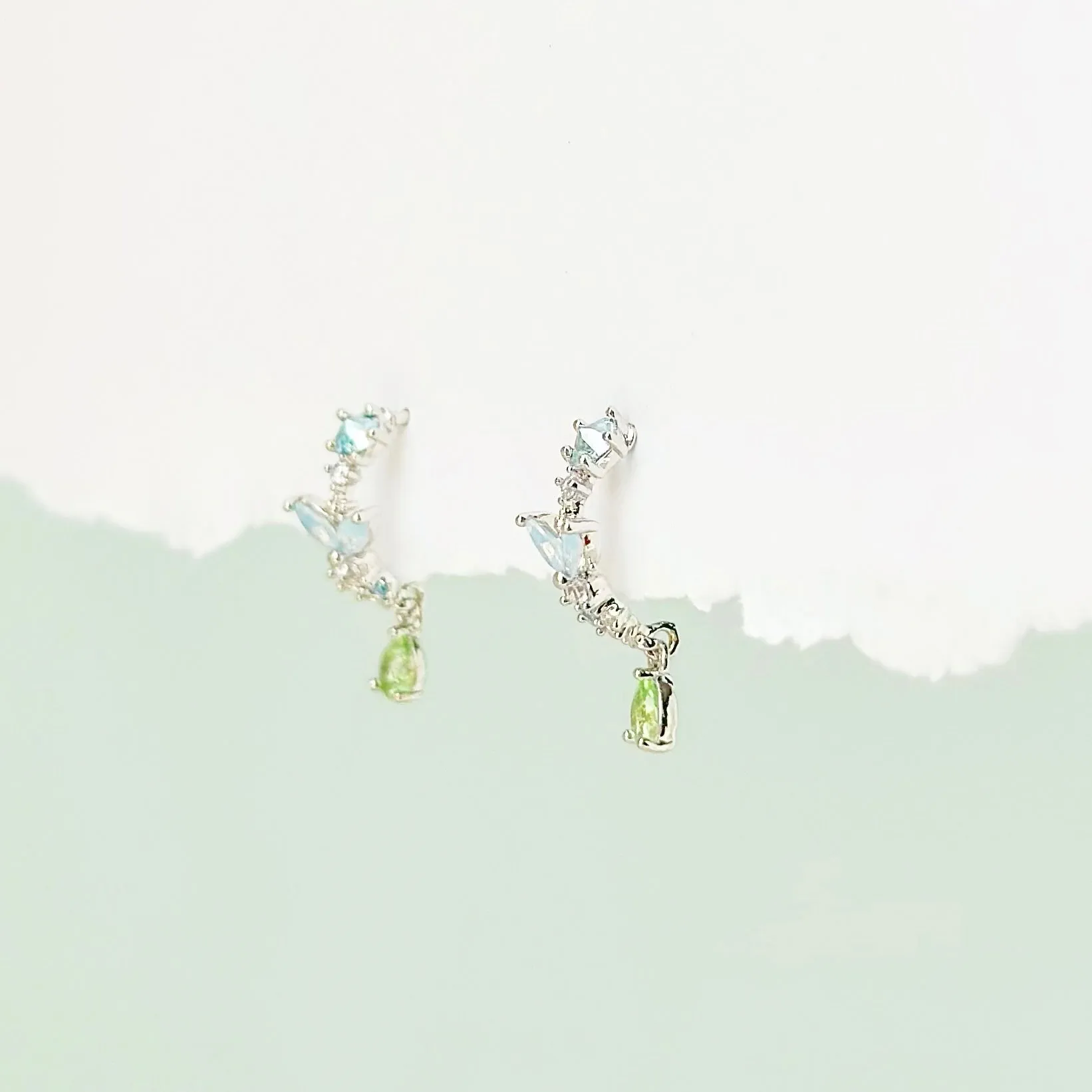 Silver Coral Bells Earrings