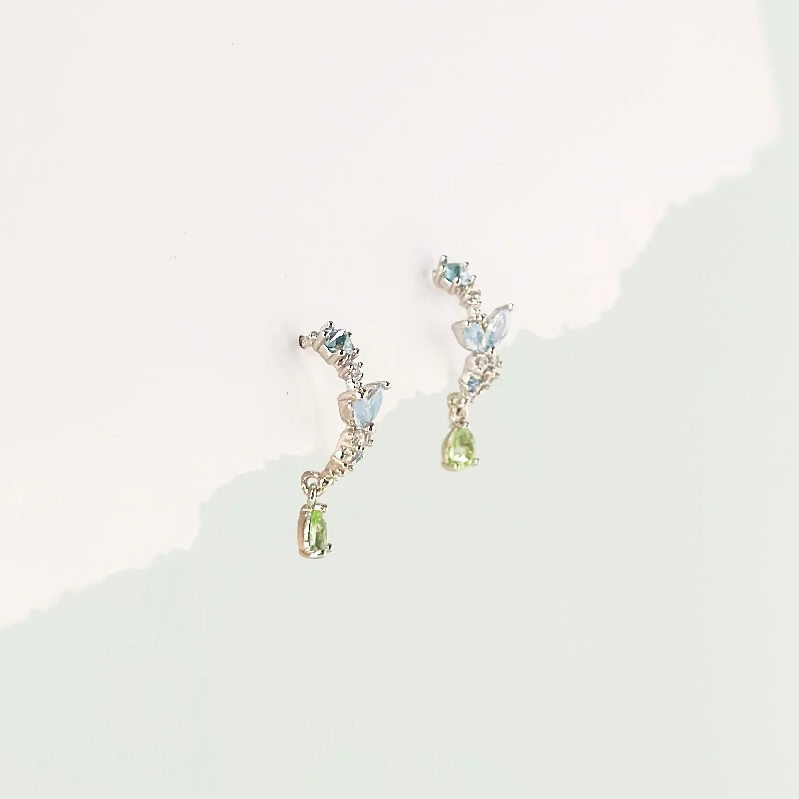 Silver Coral Bells Earrings