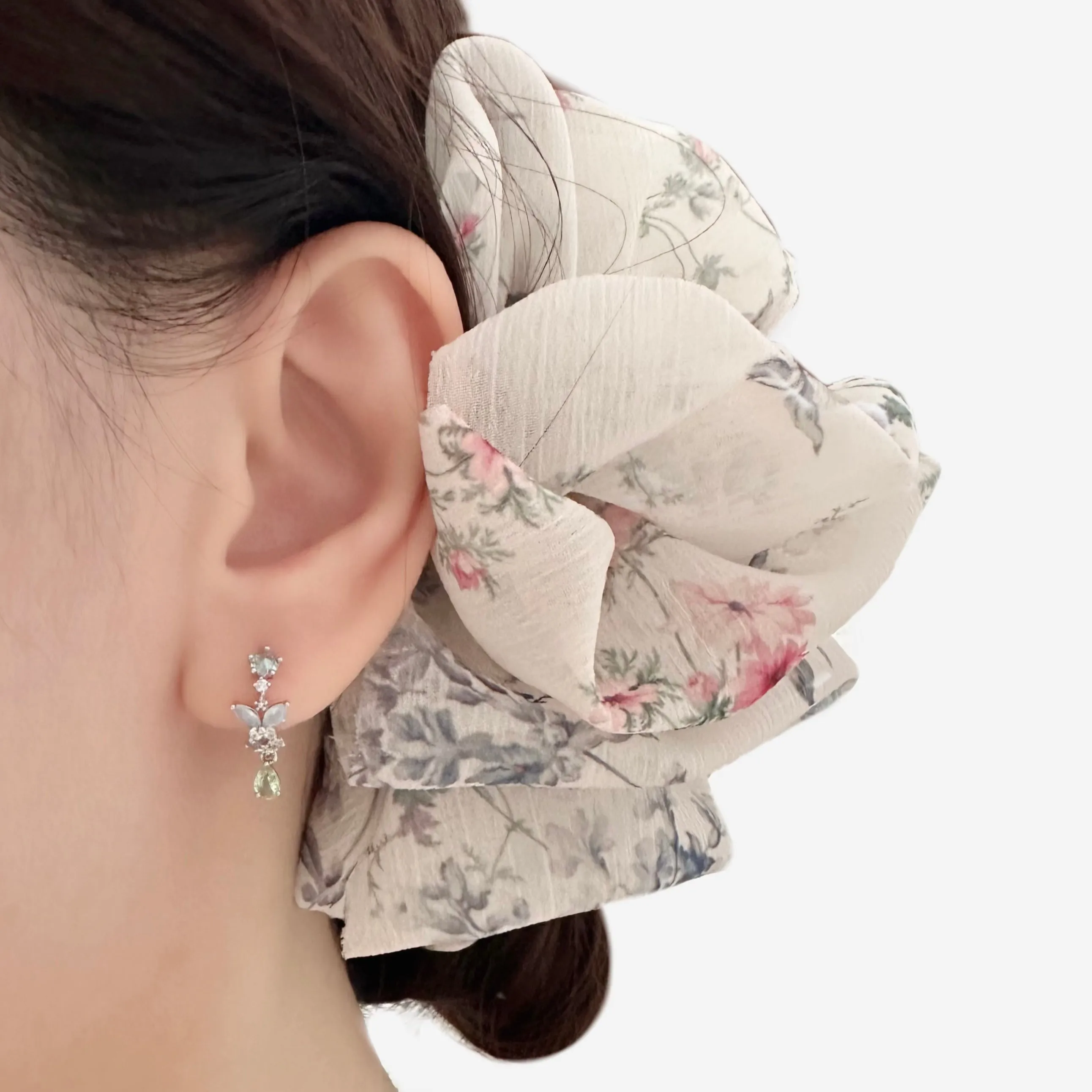 Silver Coral Bells Earrings