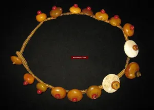 Sold Faux Amber Shell Naga Necklace