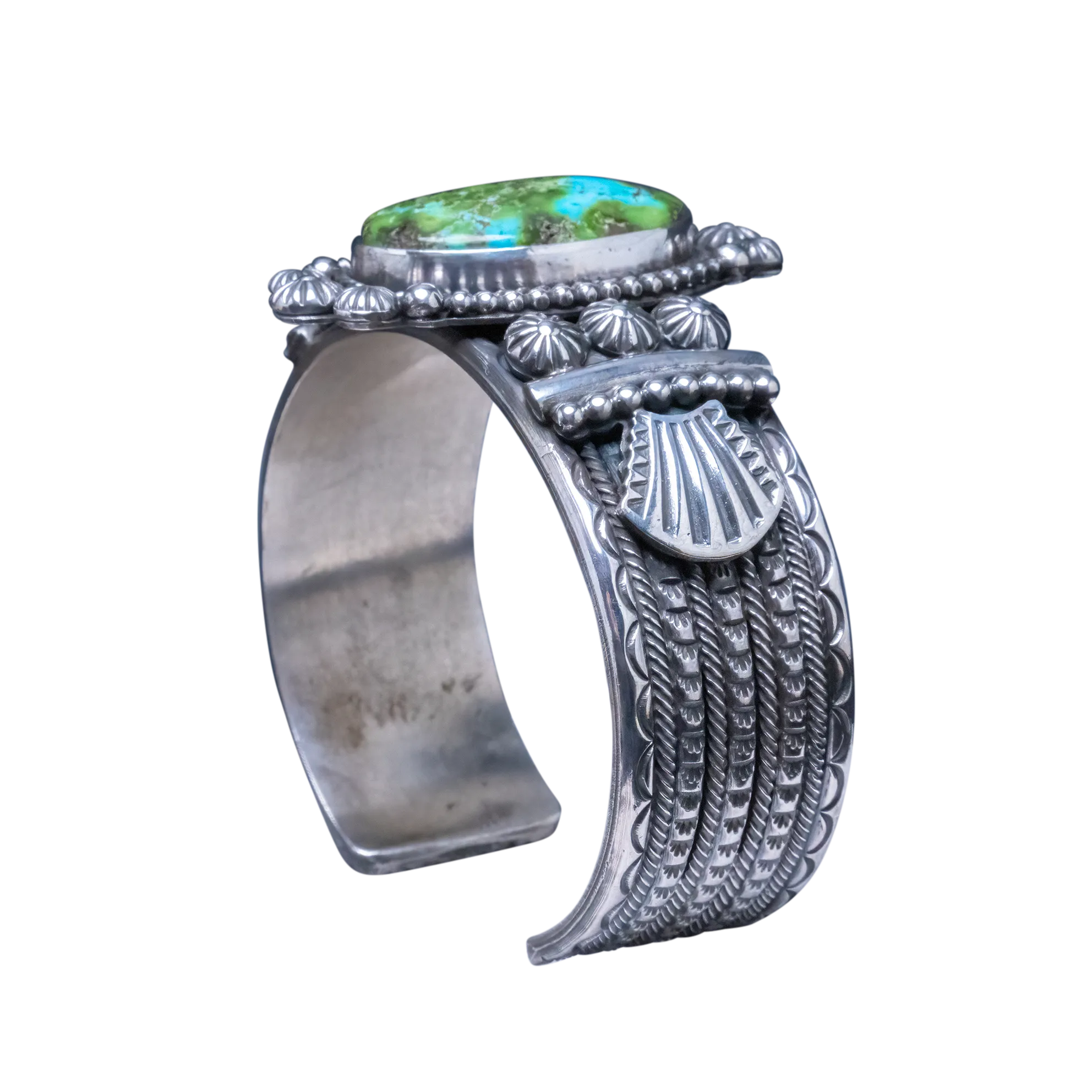 Sonoran Gold Turquoise Bracelet | Navajo Handmade
