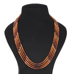 Sunshine Hessonite Beaded Necklace