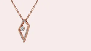 The Orion Floating Diamond Pendant