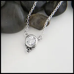 Trinity Necklace with Gemstones