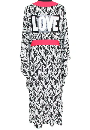 Tulum – Feathers Kimono Love (Neon Coral)