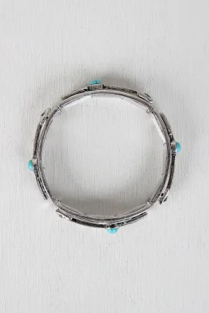 Turquoise Arrow Elastic Bracelet