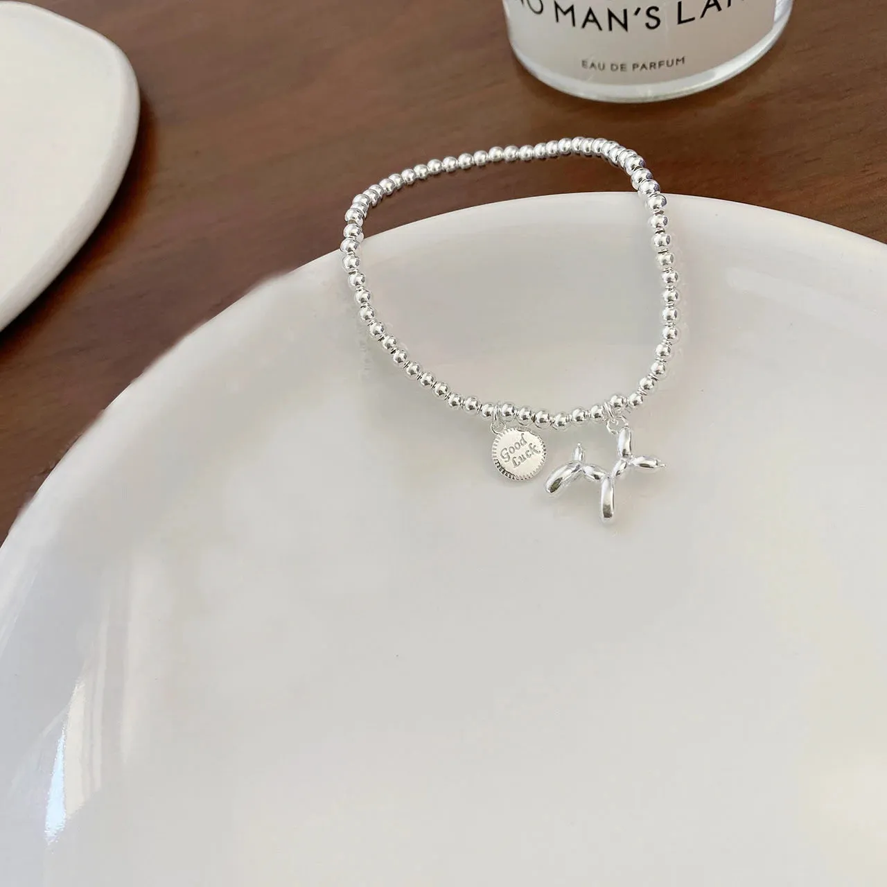 VENTFILLE 925 Sterling Silver Thai Silver Bracelet for Women Vintage Geometric Heart Love Lucky Punk Jewelry 2023 New Dropship