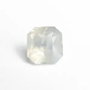 White Brilliant Sapphire - 2.56ct Cut Corner Square