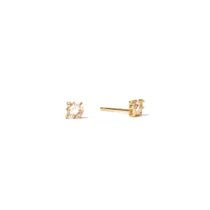 White Sapphire Earrings